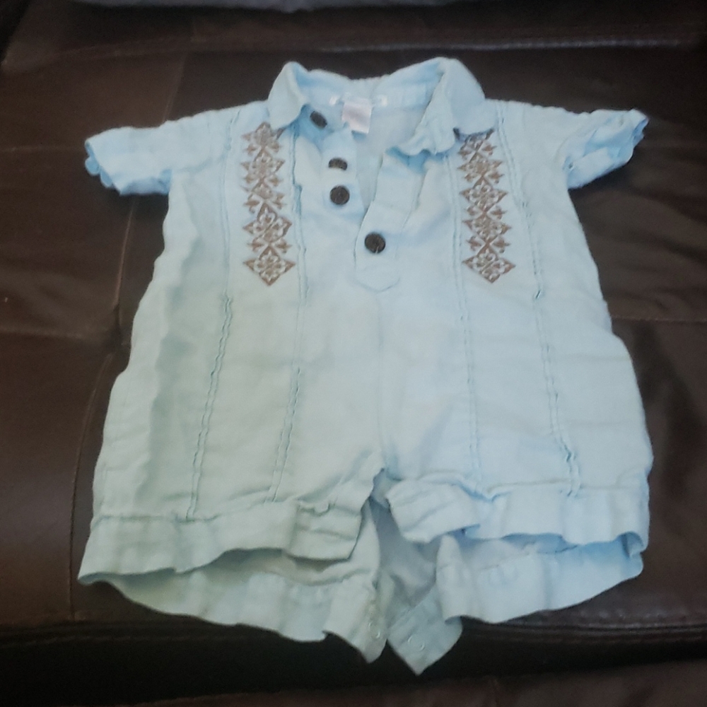 Toddler boys Janie and Jack romper